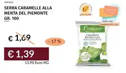 Prezzemolo e Vitale Serra caramelle alla menta del piemonte offerta