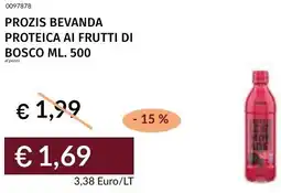 Prezzemolo e Vitale Prozis bevanda proteica ai frutti di bosco offerta