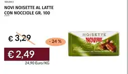 Prezzemolo e Vitale Novi noisette al latte con nocciole offerta