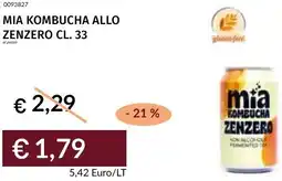 Prezzemolo e Vitale Mia kombucha allo zenzero offerta