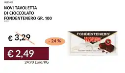 Prezzemolo e Vitale Novi tavoletta di cioccolato fondentenero offerta