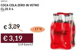 Prezzemolo e Vitale Coca cola zero in vetro offerta