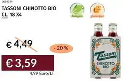 Prezzemolo e Vitale Tassoni chinotto bio offerta