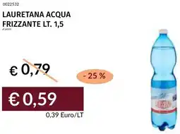 Prezzemolo e Vitale Lauretana acqua frizzante offerta