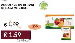 Prezzemolo e Vitale Almaverde bio nettare di pesca offerta