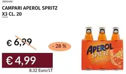 Prezzemolo e Vitale Campari aperol spritz X3 offerta