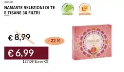 Prezzemolo e Vitale Namaste selezioni di te e tisane 30 filtri offerta
