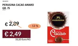 Prezzemolo e Vitale Perugina cacao amaro offerta