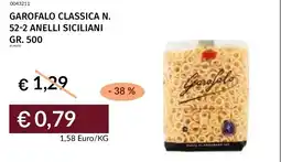 Prezzemolo e Vitale Garofalo classica n. 52-2 anelli siciliani offerta