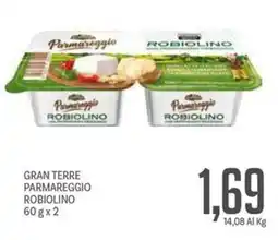 Supermercati Piccolo Gran terre parmareggio robiolino offerta