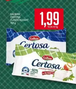 Supermercati Piccolo Galbani certosa classica/light offerta