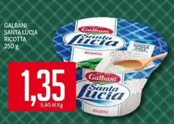 Supermercati Piccolo Galbani santa lucia ricotta offerta