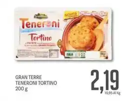 Supermercati Piccolo Gran terre teneroni tortino offerta