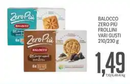 Supermercati Piccolo Balocco zero più frollini offerta