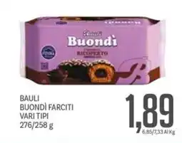 Supermercati Piccolo Bauli buondì farciti offerta
