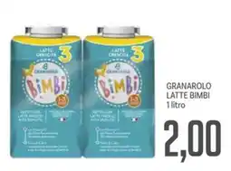 Supermercati Piccolo Granarolo latte bimbi offerta