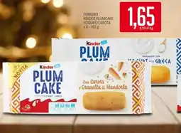 Supermercati Piccolo Ferrero kinder plumcake yogurt/carota offerta