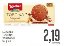 Supermercati Piccolo Loacker tortina offerta