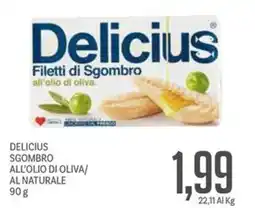 Supermercati Piccolo Delicius sgombro all'olio di oliva/ al naturale offerta