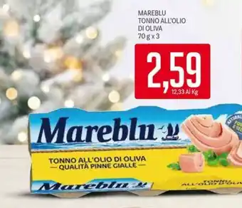 Supermercati Piccolo Mareblu tonno all'olio di oliva offerta