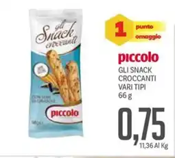 Supermercati Piccolo Piccolo gli snack croccanti offerta