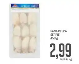Supermercati Piccolo Pana pesca seppie offerta
