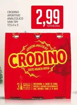 Supermercati Piccolo Crodino aperitivo analcolico offerta