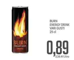 Supermercati Piccolo Burn energy drink offerta