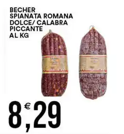 Vantaggio Cash&Carry Becher spianata romana dolce/calabra piccante offerta