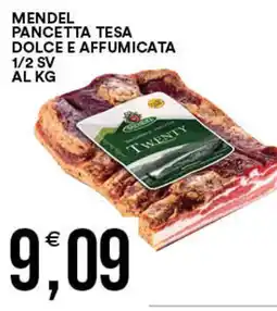 Vantaggio Cash&Carry Mendel pancetta tesa dolce e affumicata 1/2 sv offerta
