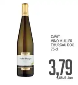 Supermercati Piccolo Cavit vino muller thurgau doc offerta