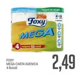 Supermercati Piccolo Foxy mega carta igienica offerta