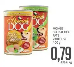 Supermercati Piccolo Monge special dog patè offerta