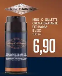 Supermercati Piccolo King c gillette crema idratante per barba e viso offerta