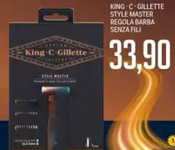 Supermercati Piccolo King c gillette style master regola barba senza fili offerta