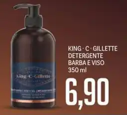 Supermercati Piccolo King c gillette detergente barba e viso offerta