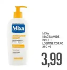Supermercati Piccolo Mixa niacinamide bright lozione corpo offerta