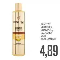 Supermercati Piccolo Pantene miracles shampoo/ balsamo offerta