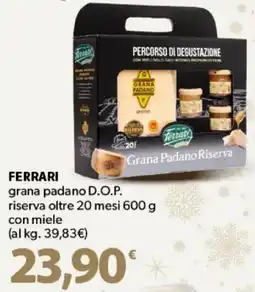 Supermercati Dok FERRARI grana padano D.O.P. riserva oltre 20 mesi offerta