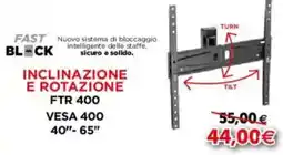 IperFamila Flatstyle FTR 400 Vesa 400 40''-65'' offerta