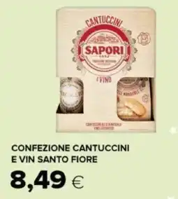 Oasi Confezione cantuccini e vin santo fiore offerta
