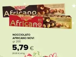 Oasi Nocciolato africano NOVI offerta