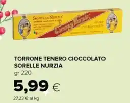 Oasi Torrone tenero cioccolato SORELLE NURZIA offerta