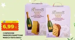 Oasi Confezione pandoro/panettone magica BAULI festa offerta