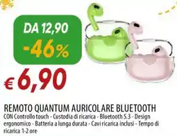 IperFamila Remoto quantum auricolare bluetooth offerta