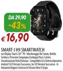 IperFamila SMART-J H9 Smartwatch offerta