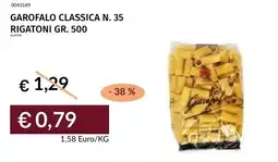 Prezzemolo e Vitale Garofalo classica n. 35 rigatoni offerta