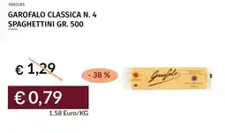 Prezzemolo e Vitale Garofalo classica n. 4 spaghettini offerta
