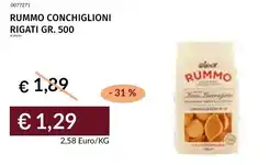 Prezzemolo e Vitale Rummo conchiglioni rigati offerta