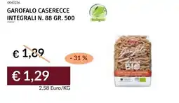 Prezzemolo e Vitale Garofalo caserecce integrali n. 88 offerta